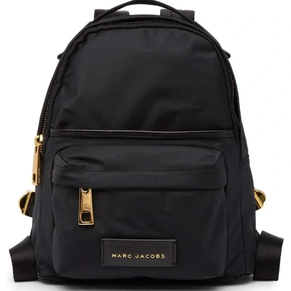 Marc Jacobs Nylon Varsity Small Backpack, Black - Picture 1 of 6